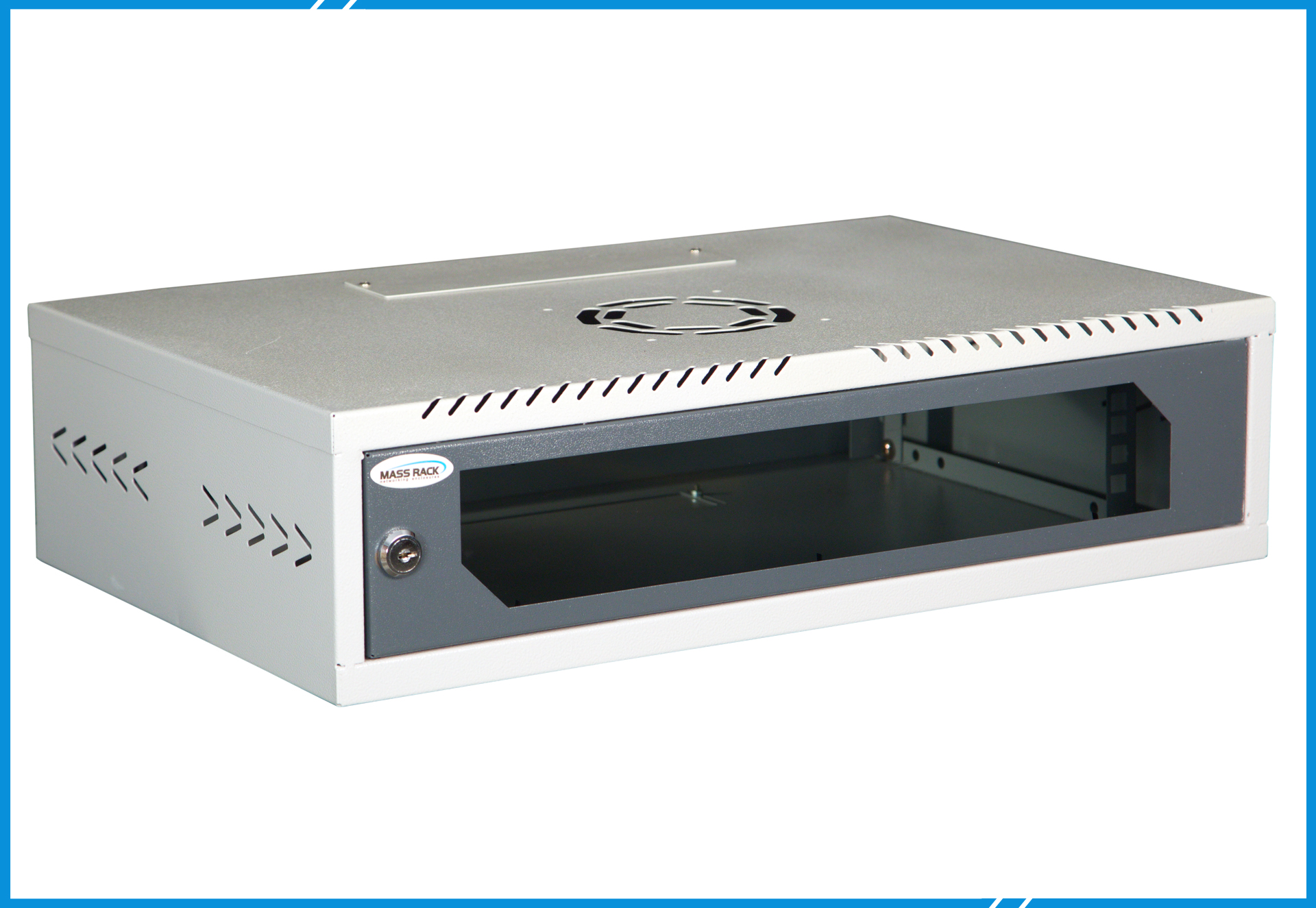 Wall Mounting Rack 02U 550X350