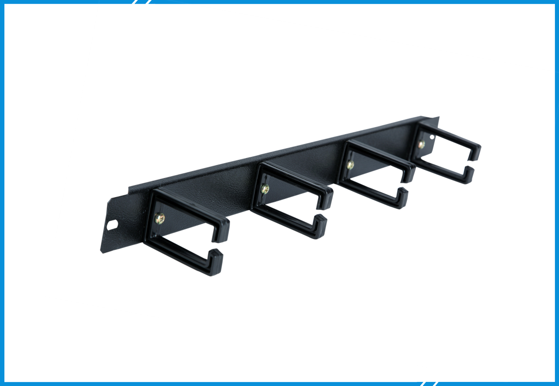 Horizontal Cable Organiser 1U - Hook Type